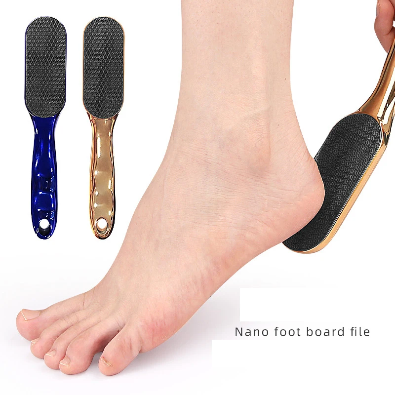 

Long Handle Nano Glass Foot Rasp Heel File Hard Dead Skin Callus Remover Exfoliating Pedicure Care Foot File Tool Accessories