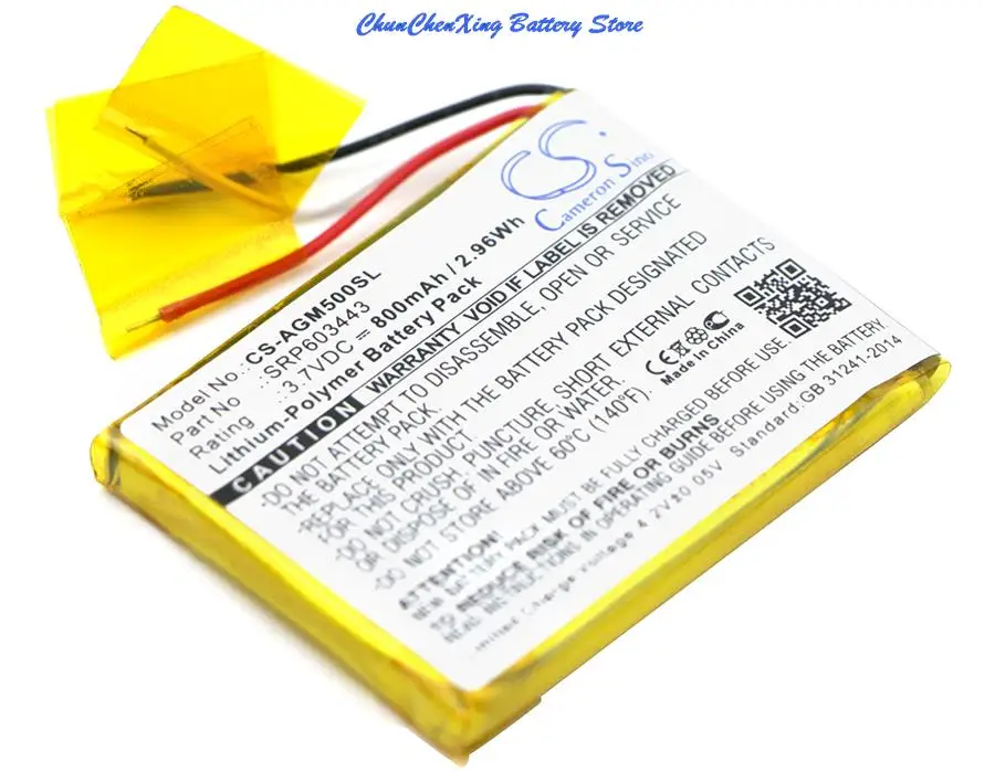 Cameron sino 800mAh Battery SRP603443 for Astro A50