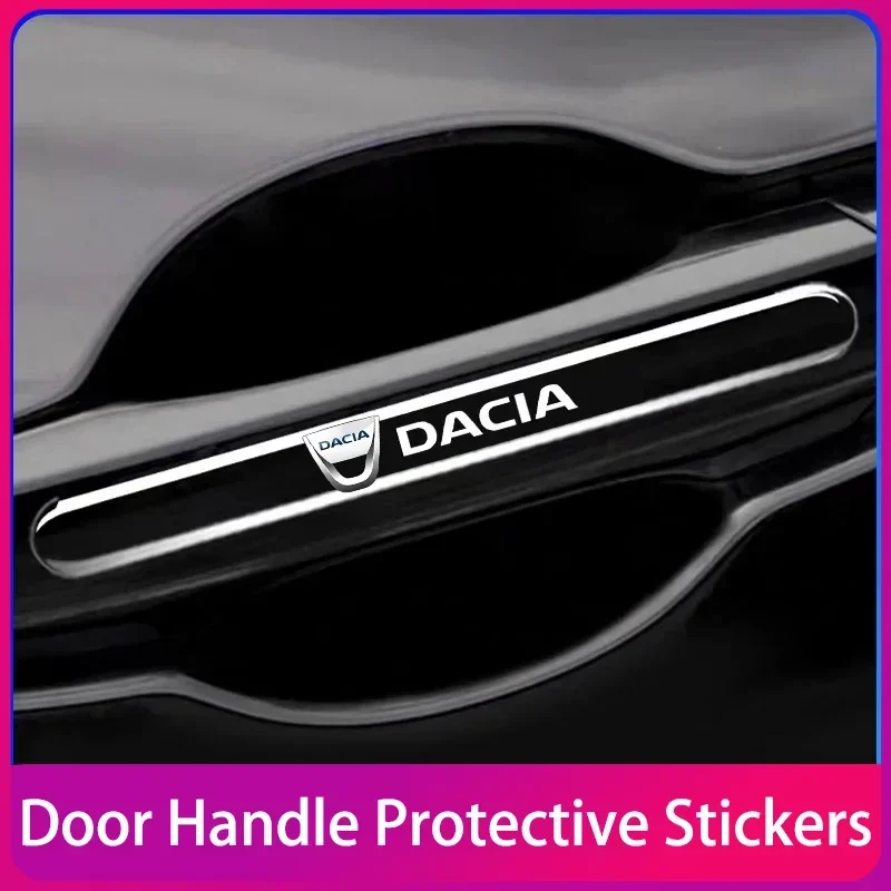 

Car door handle anti-collision strip protection strip Accessories For Dacia Duster Sandero Stepway Dokker Lodgy Car Accessories