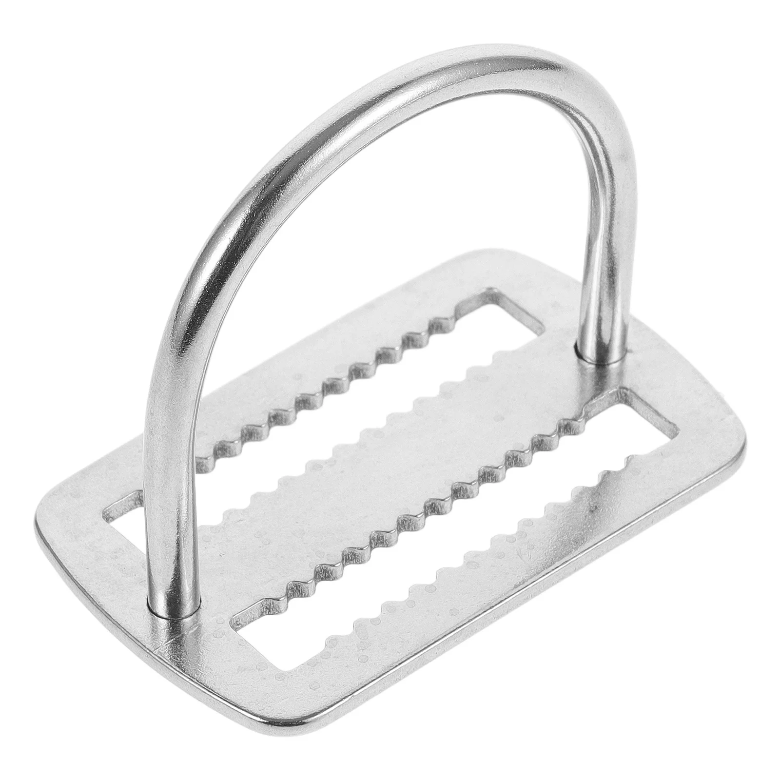 الفولاذ المقاوم للصدأ D حلقة حزام الخصر مشبك للغوص الصيد معدات الصيد - D شكل مرفق آمن الثقيلة ملحومة الغوص #5