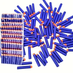 7.2cm 100pcs For Nerf Soft Bullets Darts Round Head Refill Sponge Darts Kids Children Toy Gun Bullets For NERF N-Strike Blasters