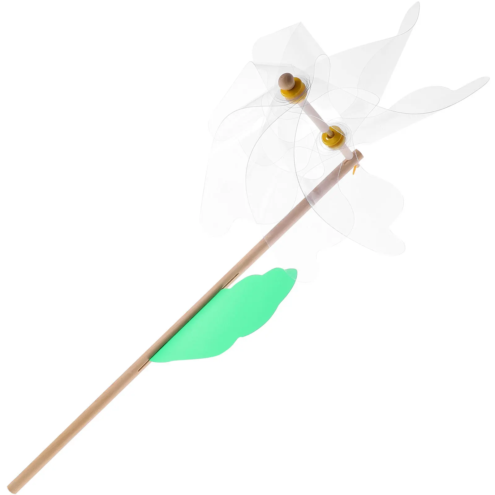 1セットクリアプラスチック風車製作キットdiy未完成風車子供用ブランク風車描画ペイント落書き親子向け