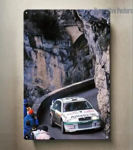 1p,Skoda octavia wrc Racing Car Group B Metal Poster - Sign 20x30cm