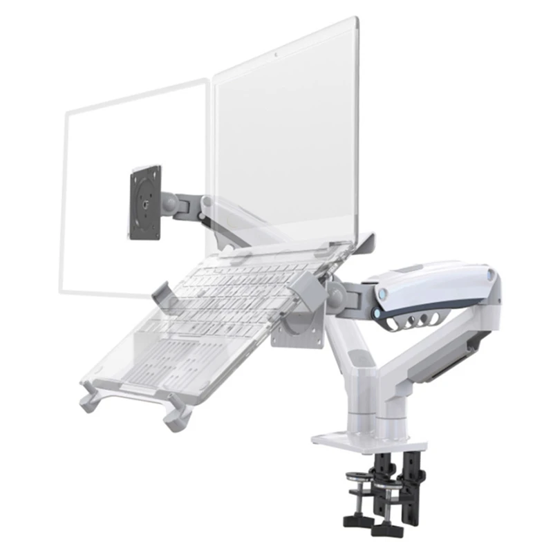 A69F-Desktop F160-FP 2 Spring Dual Arm Stand For 17 Inch -27 Inch Monitor Holder Laptop Support Air Press Mount Stand Load