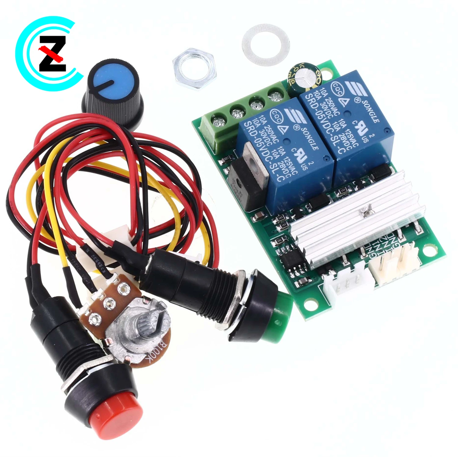 PWM DC motor governor 6V12V24V reversible switch Electric push rod motor controller button