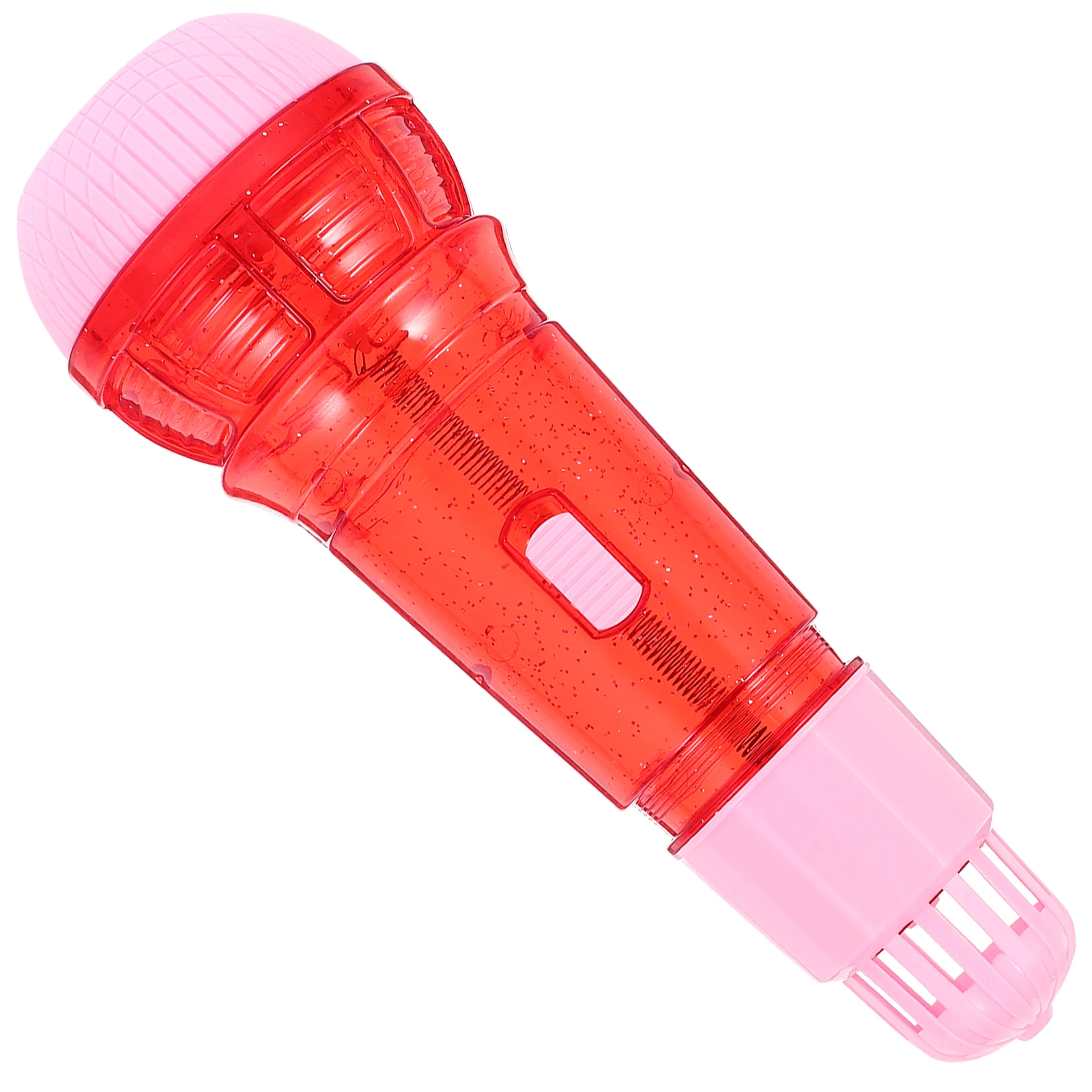 Crianças eco microfone design colorido seguro material durável educação precoce amplificação de som brinquedo aprendizagem música do bebê