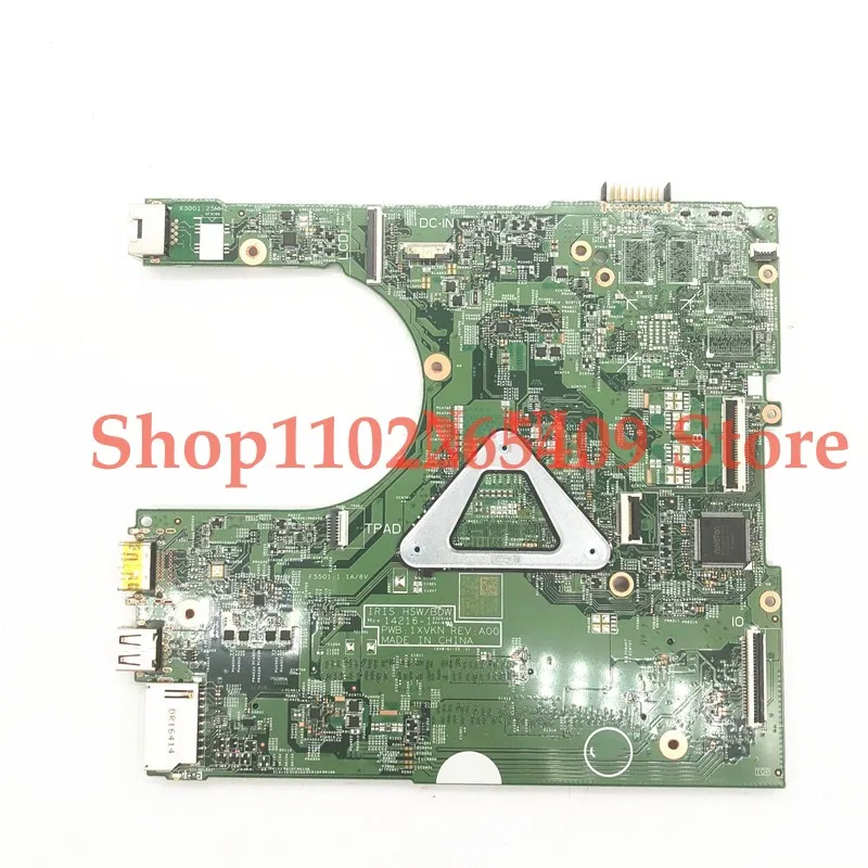 Mainboard MY4NH 0MY4NH CN-0MY4NH For 15 3558 Laptop Motherboard 14216-1 With SR27G I3-5005U CPU DDR3L 100%Full Tested Working OK