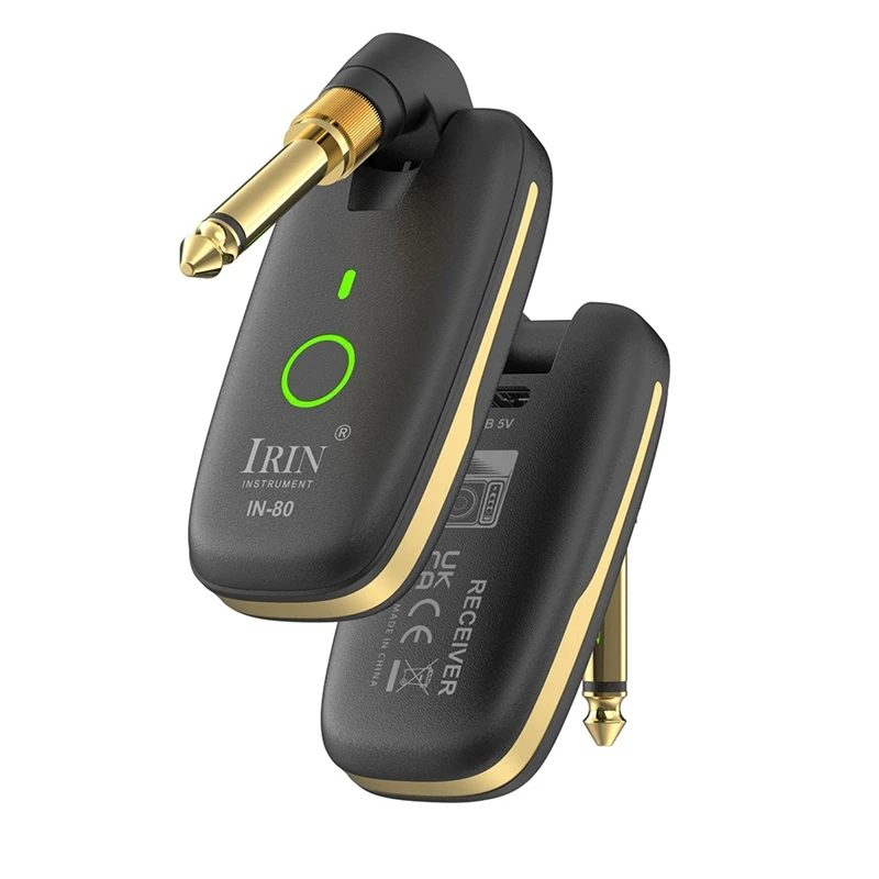 IRIN Wireless Guitar System Transmitter Receiver Rechargeable Audio Wireless Transmitter Receiver For Electric Guitar Durable