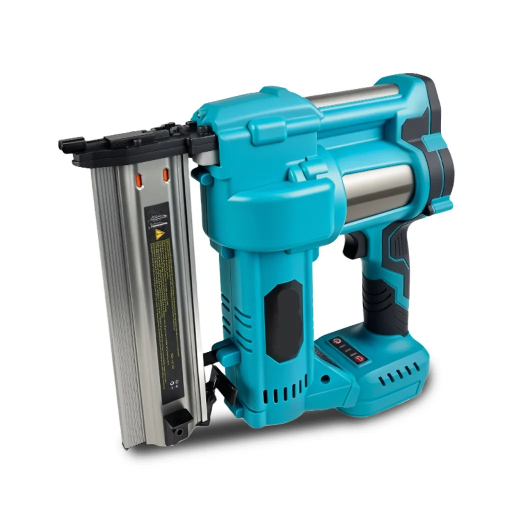 F50 Brushless Lithium Electric Nail Gun 2-in-1 Straight Brad & Staple Multi-Function Woodworking DIY Home Repair Tool