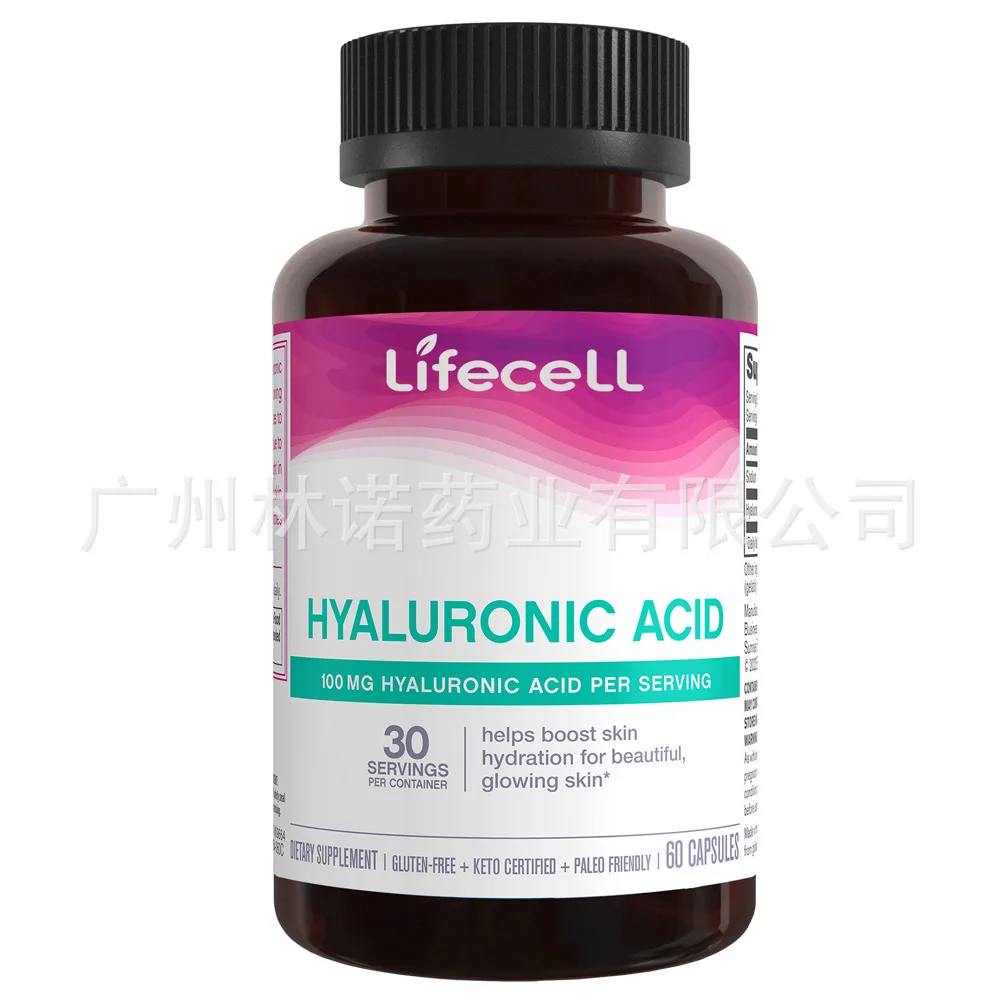 

Youthful, Radiant skin, Hyaluronic Acid 100mg,60 Caps