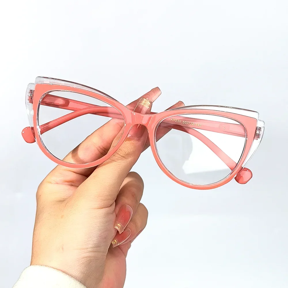 Cat Eye farblich passende Rahmen-Lesebrille, Retro-Mode-Lesebrille, Damen-Computerbrille – Detail 10