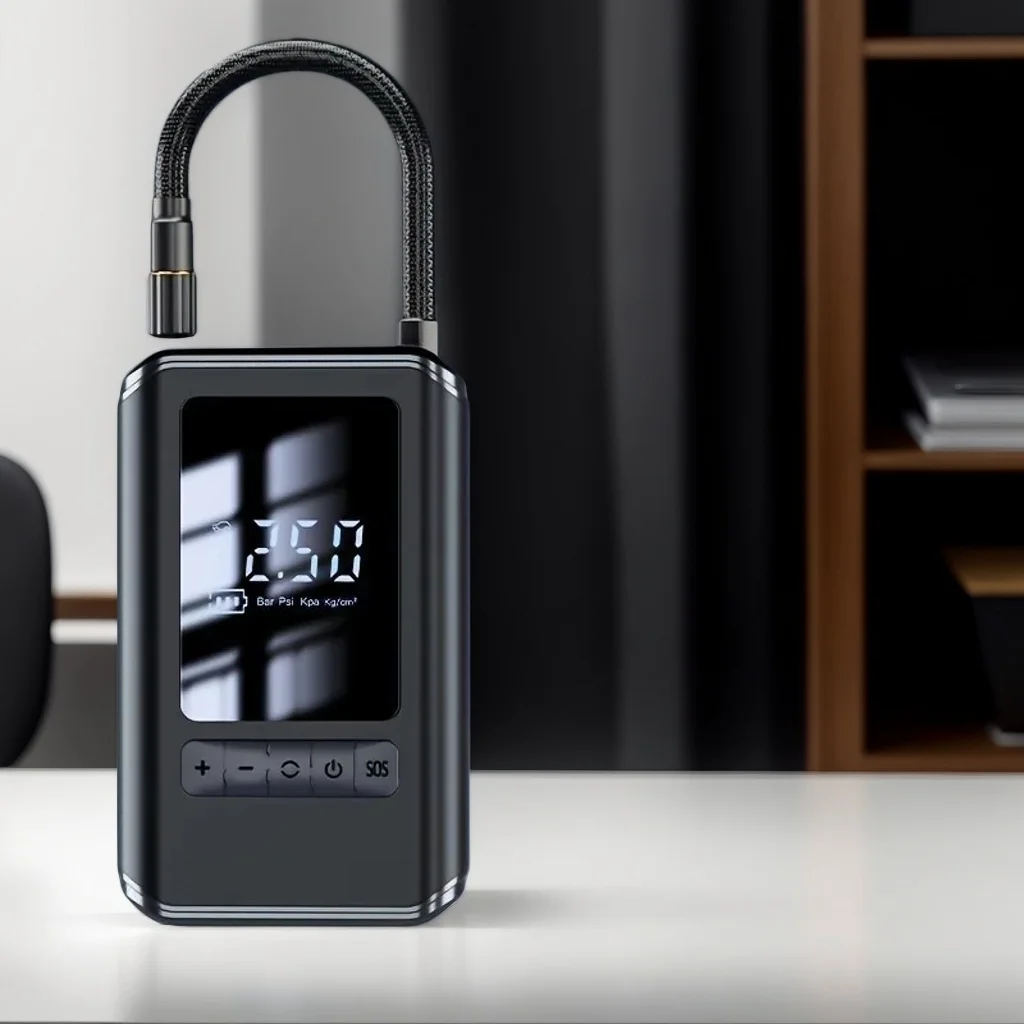 

​ ​ Электрический воздушный насос — портативный перезаряжаемый цифровой дисплей 4000 мАч со светодиодной подсветкой ​ ​