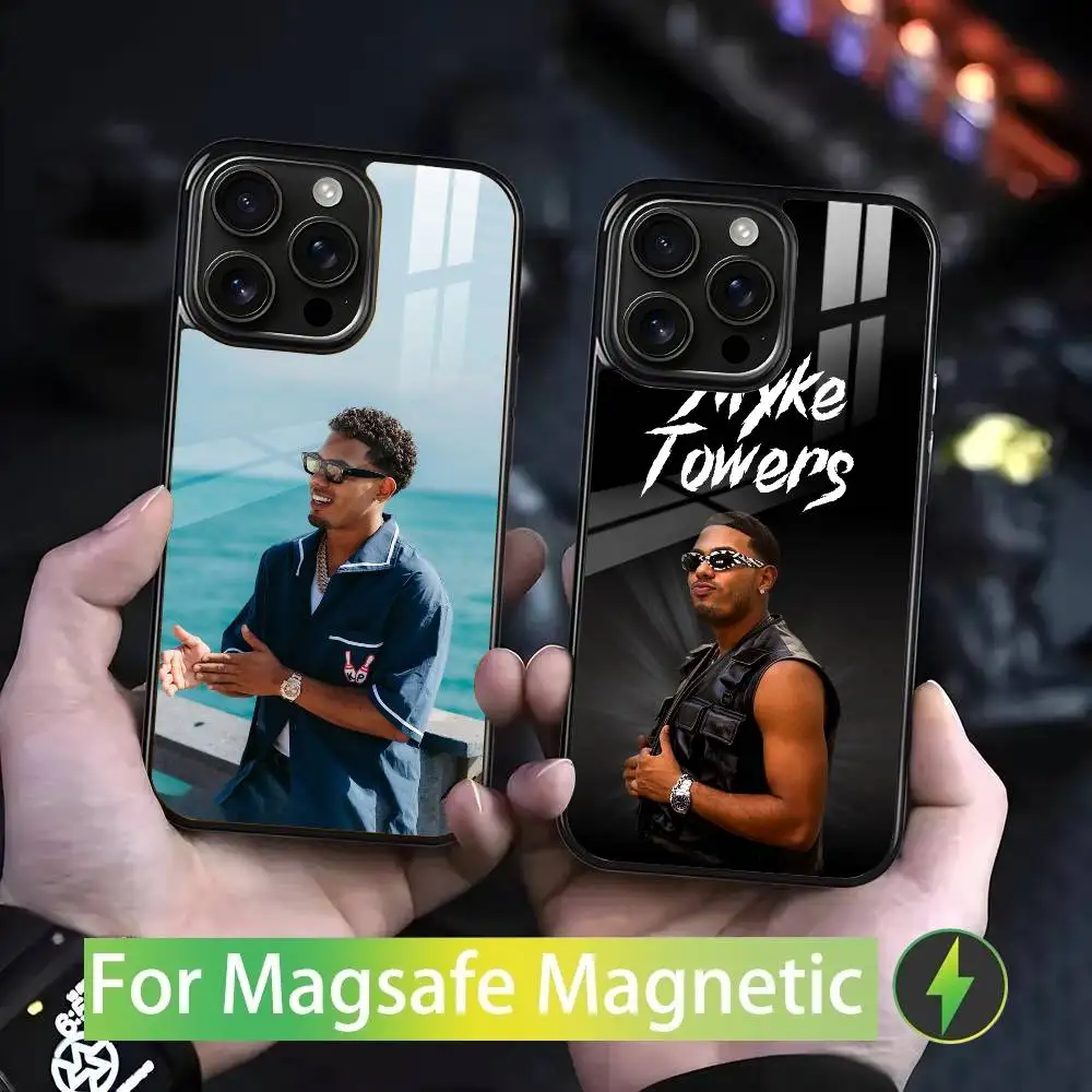 

M-Myke T-Towers For iPhone 17,16,15,14,13,12,11,Pro,Max,Plus,Mini,SE4,E Magnetic Magsafe Wireless Charging