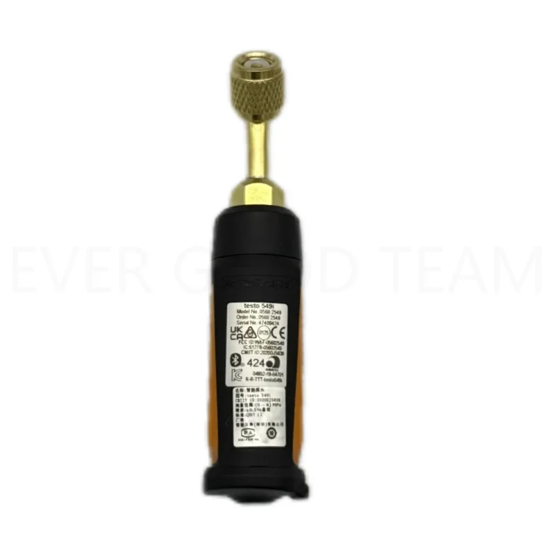 مقياس الضغط العالي Testo 549i (متوافق مع البلوتوث) مقياس ضغط التبريد الذكي واللاسلكي 0560 1549