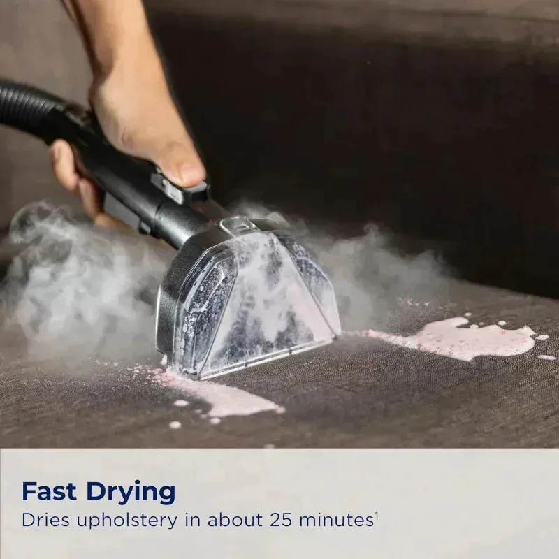 PMD4-ABISSELL Little Green HydroSteam Multi-Purpose Portable Carpet and Upholstery Cleaner,Car and Auto Detailer,3618,Black and