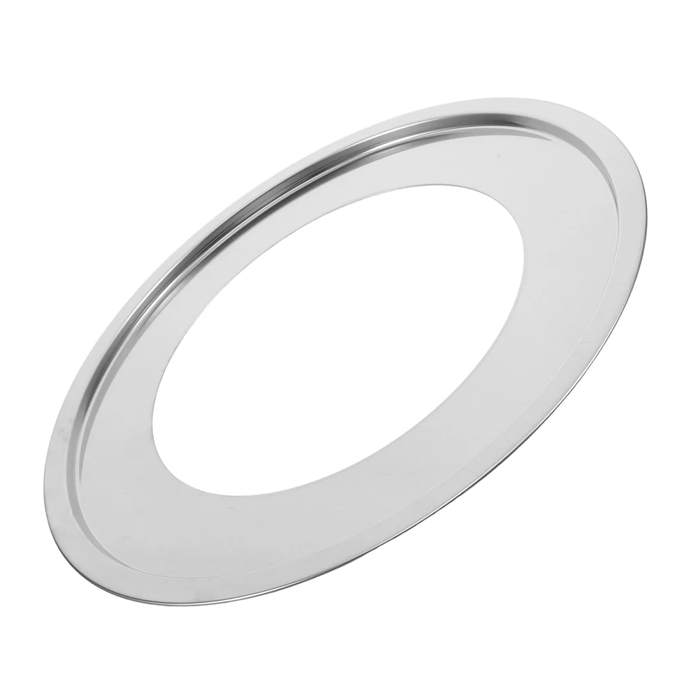 Stainless Steel Steamer Ring Round Heat Resistant Fits Pots Woks Flat Bottomed Cookware Space Saving Easy Clean Reusable