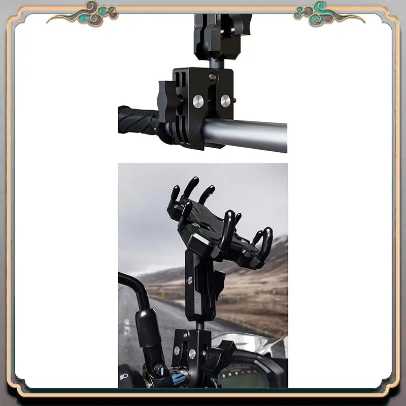 

Прочный зажим для краба с одной головкой, отражатель, кронштейн для мотоцикла, палка для селфи, зонтик, штатив, зажим для мотоцикла