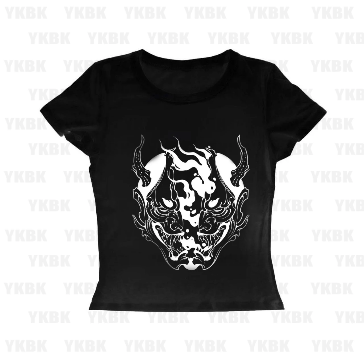 フィットキュートスタイルガール原宿服女性猫クロップトップヴィンテージベビードールかわいいコケット夏美的服半袖