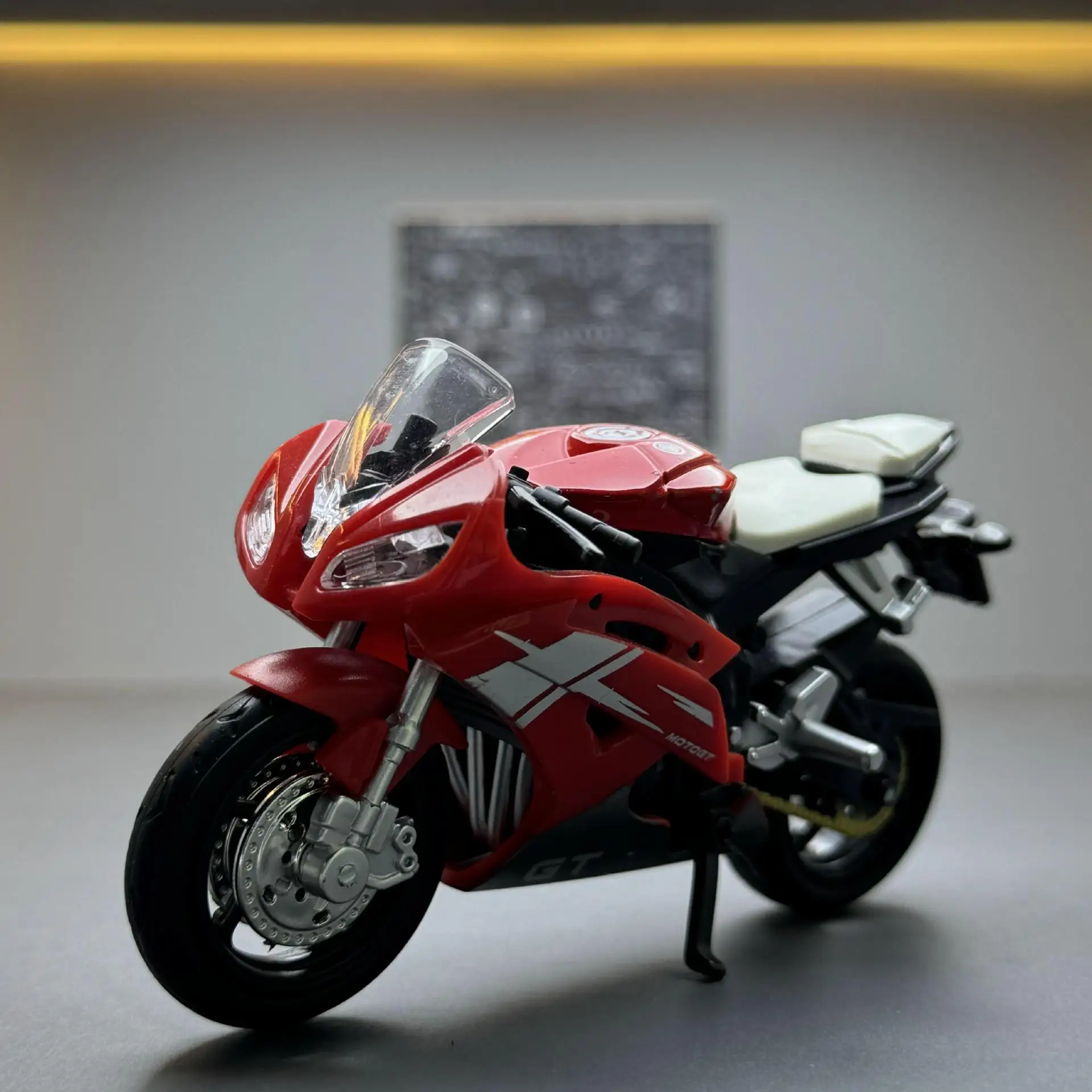 1:18 Scale Yamaha R6 Alloy Scooter Sport Bike Figurines Diecasts Decor Motorcycle Racing Model Replicas Collection Gift For Boys