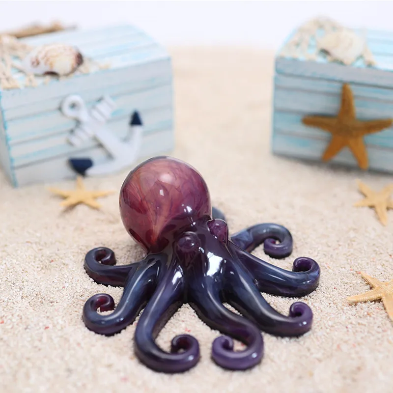 Ocean Octopus Mirror Silicone Mold DIY Ornament Crystal Epoxy Resin Mold