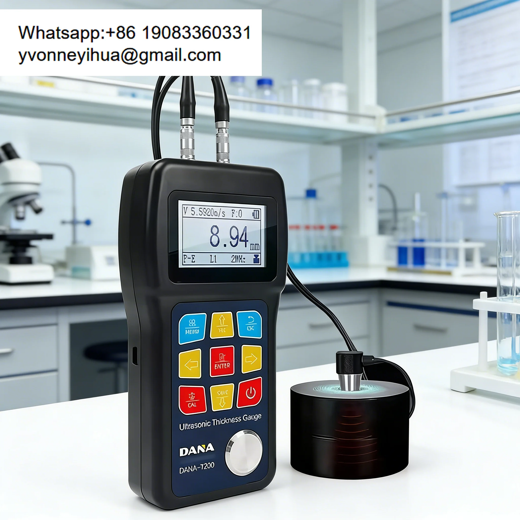 

DANA T230 Portable Design Digital Thickness Meter High Precision Accurately Measure Ultrasonic Thickness Gauge