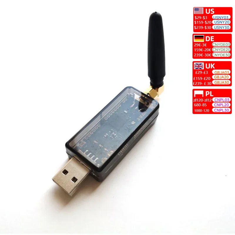 CC2652P CC2652 BLE Simplelink 2.4G Zigbee 2MQTT Thread Home Assistant Coordinator Router  USB Dongle Stick