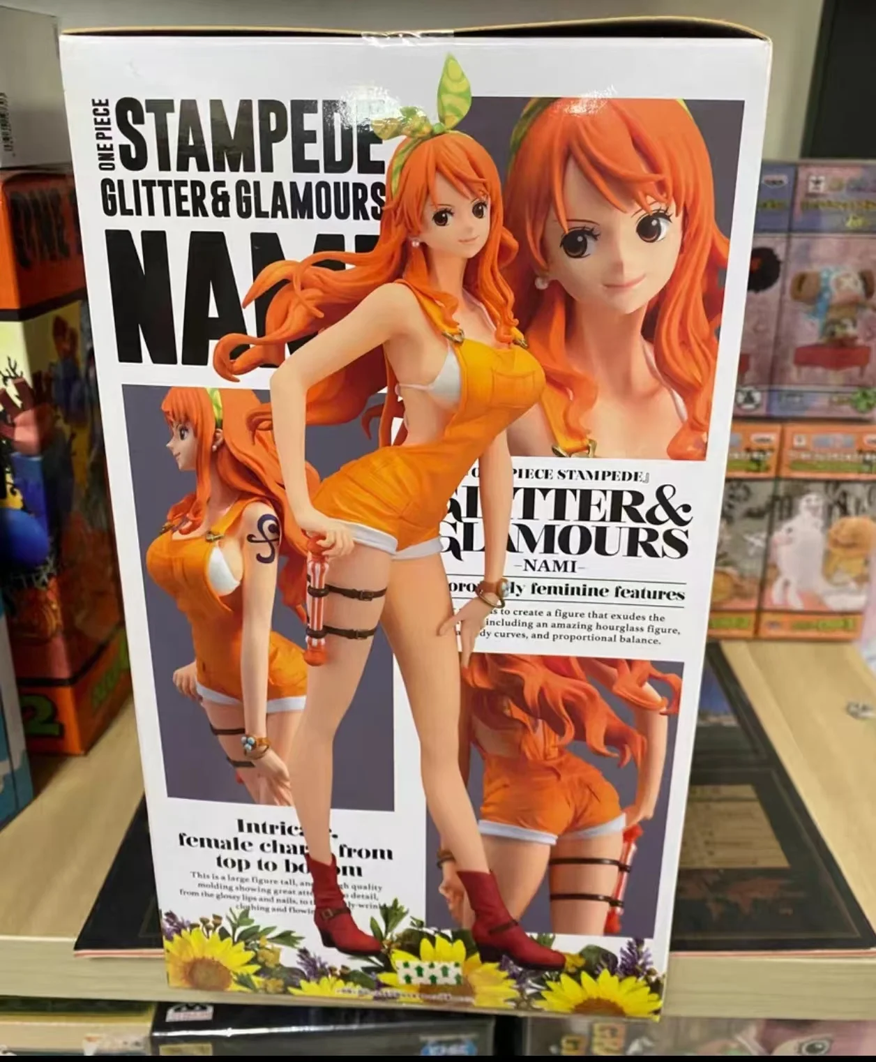 

In Stock Original100% Bandai One Piece Shining Charm Nami Beautiful Girl Model Toy Statue Garage Action Figure