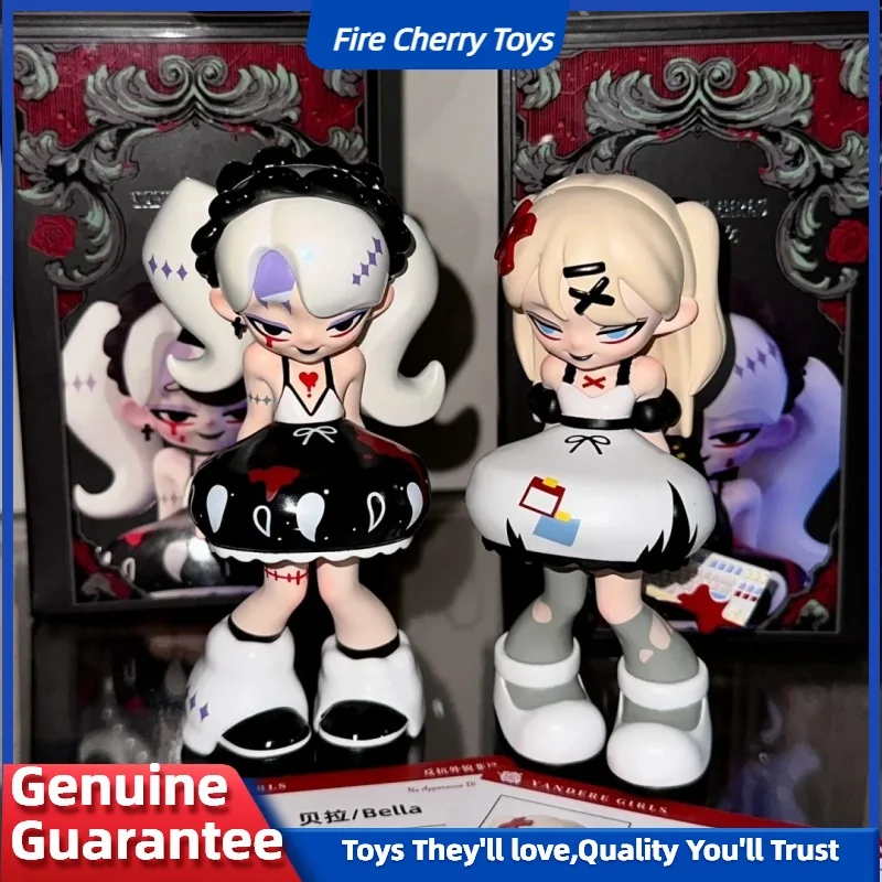 

Genuine Yandere Girl College Series Figurine Blind Box Dark Violence Style Cute Anime Figure Mystery Box Tabletop Decor Toy Gift