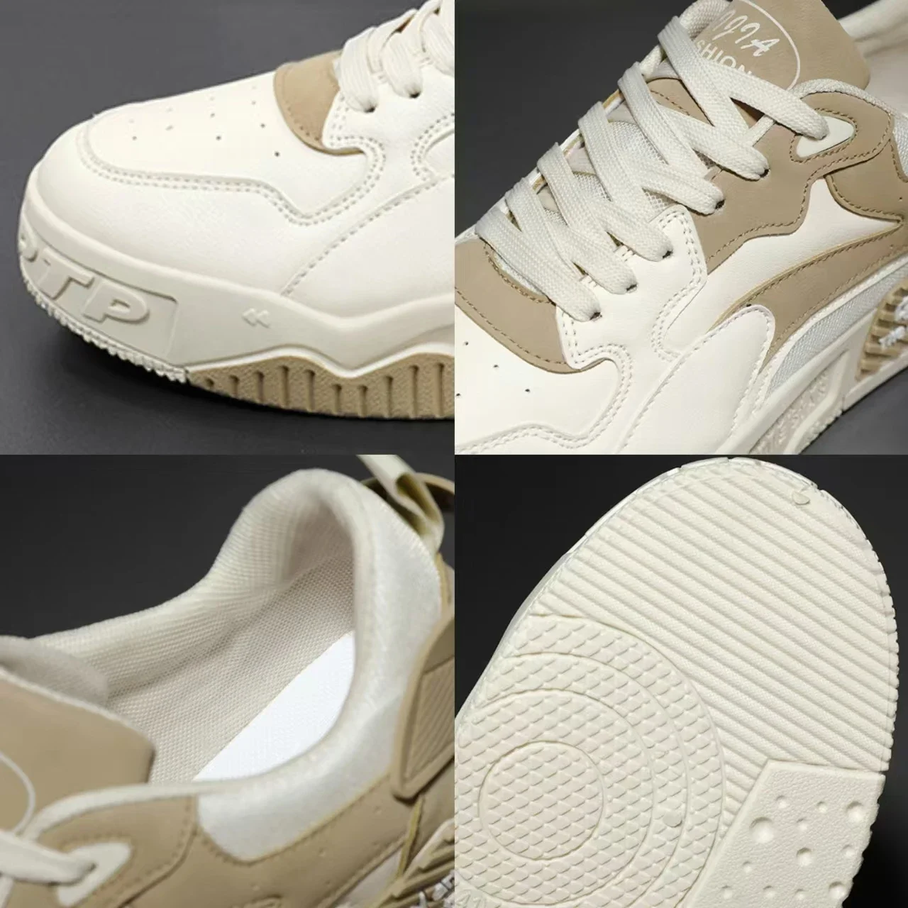 Men's Sneakers Platform Shoes Comfortable White Casual Shoes Trend Lace-up Vulcanized Shoe Outdoor Breathable Men Running Shoes