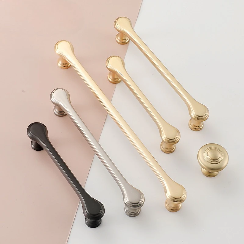 Zinklegierungsgriffe für Schubladen, Schränke, Möbel, Küchen, Türknöpfe, Schubladen, Möbel, Küche, schlichte Hardware – Detail 4