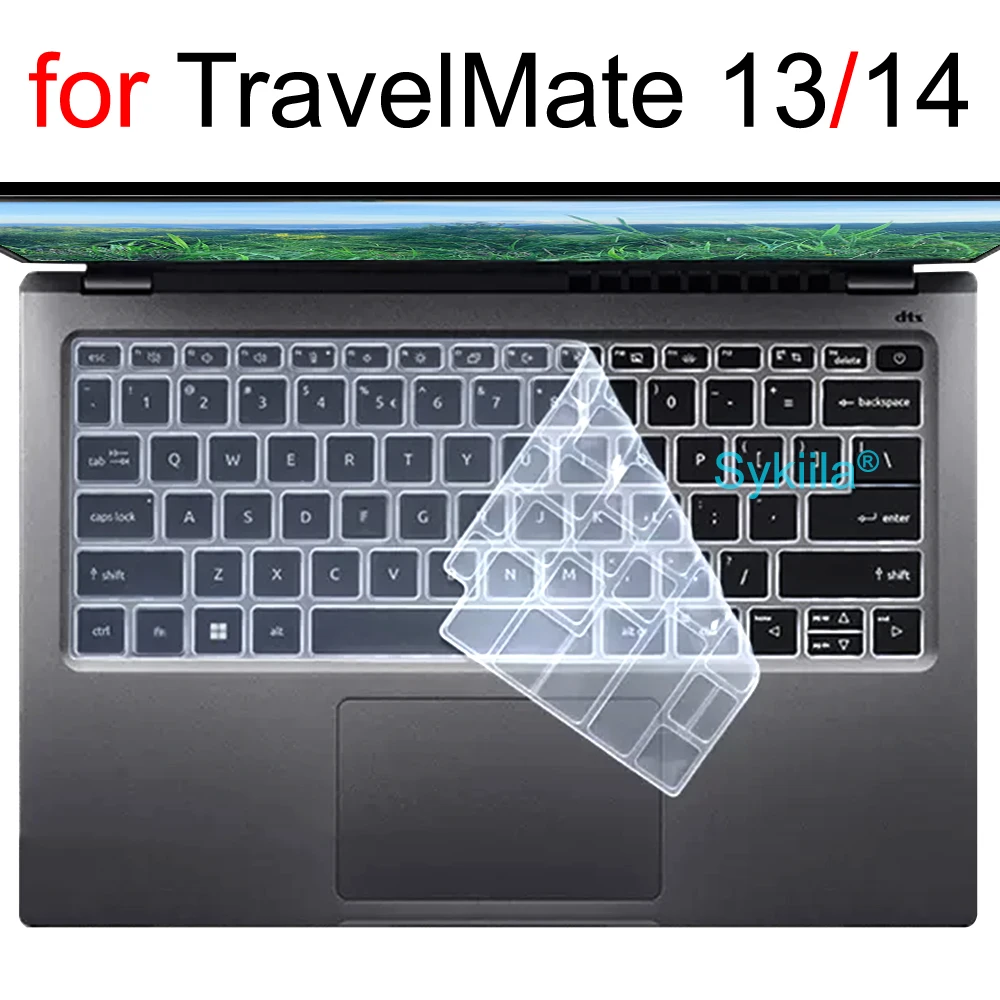 Keyboard Cover for Acer TravelMate 13 14 P6 P4 P2 TMP614 TMP414 TMP214 P414 P214 Spin TMP413 Silicone Protector Skin Case