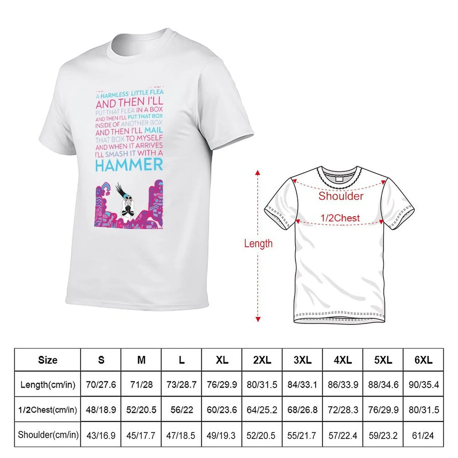 ضع تلك البرغوث في صندوق تي شيرت قطن تي شيرت عالي الجودة تي شيرت رجالي مضحك تي شيرت فكاهة داكنة تي شيرت