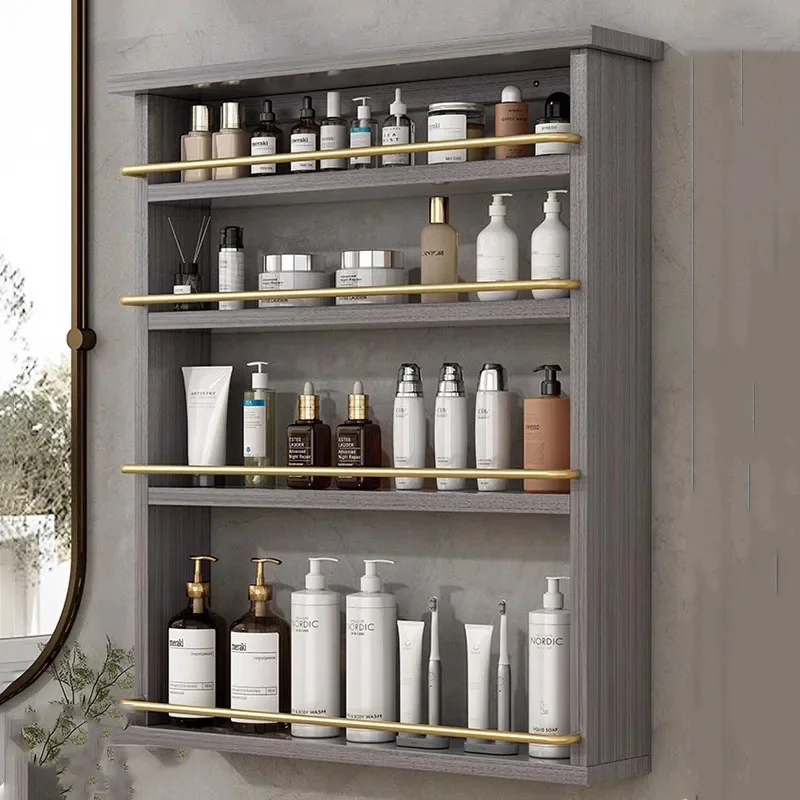 

AestheticToilet Bathroom Cabinet Medicine Plant Space Saver Decorations Bathroom Shelves Partitions Gabinete Trendy Furniture