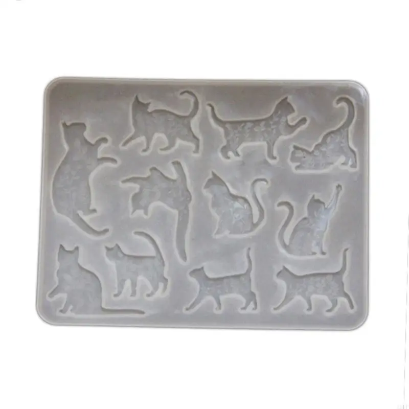 A9BF Handmade Pendants Silicone Mold for DIY Crystal Animal Pendants Accessories