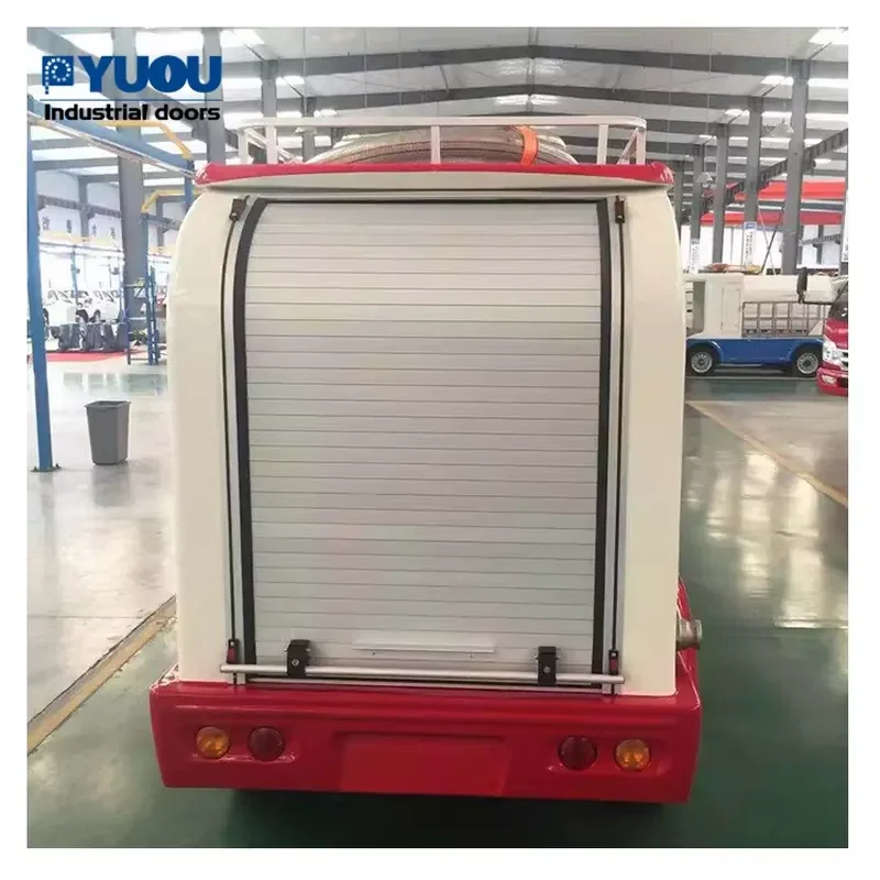 High Quality Custom Aluminum Vehicle Rolling up Doors Fire Truck Roller Shutter Door
