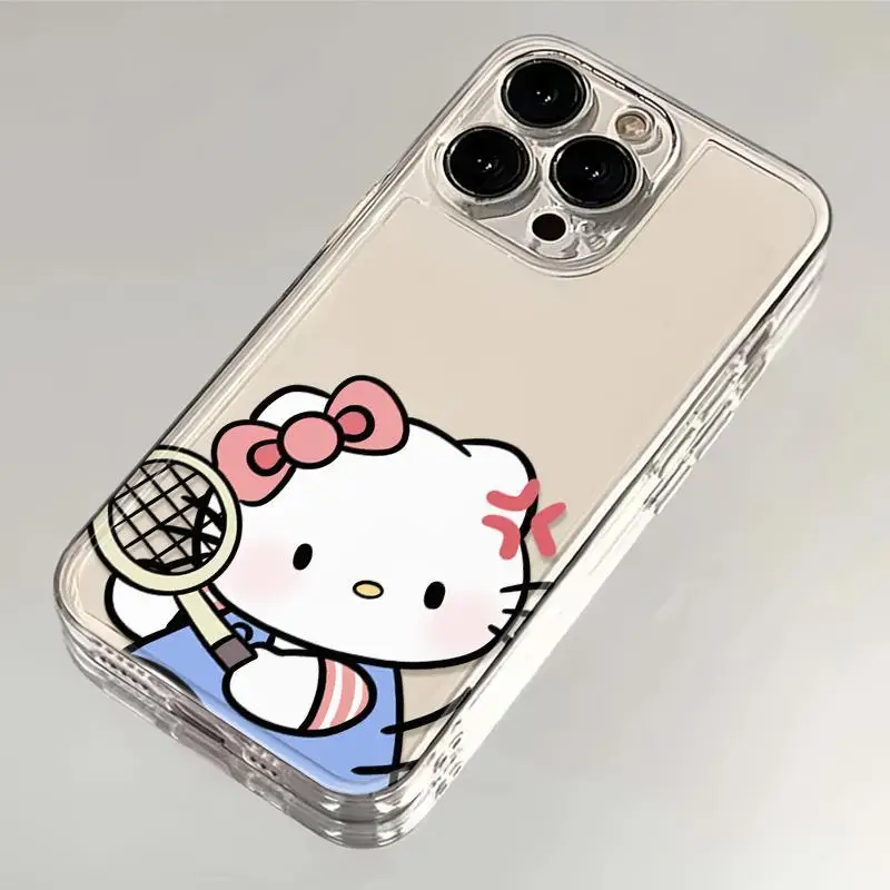 Fun Couple Hello Kitty Pochacco Phone Cases For Iphone 15 14 13 11 12 Pro Max Plus X XR XS 7 8 Plus Girl Anti Drop Cover Y2k