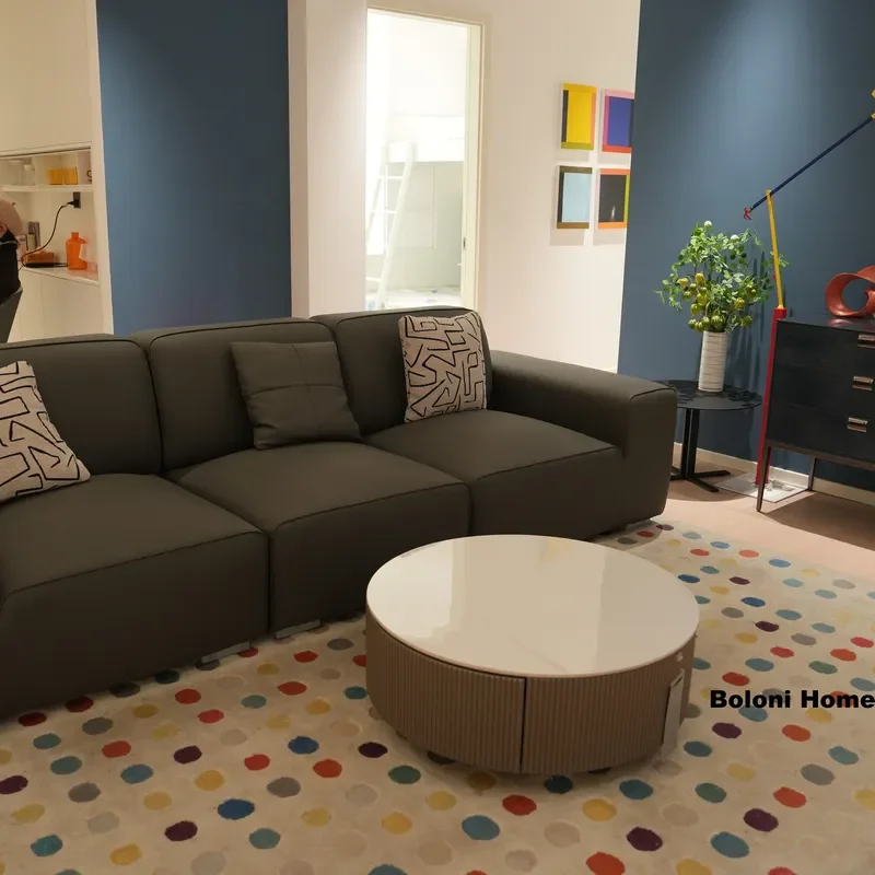 Hot Model Full Ecological Modular Sofa Set New Technology Convertible Genuine Leather Furniture for Living Room for Villas