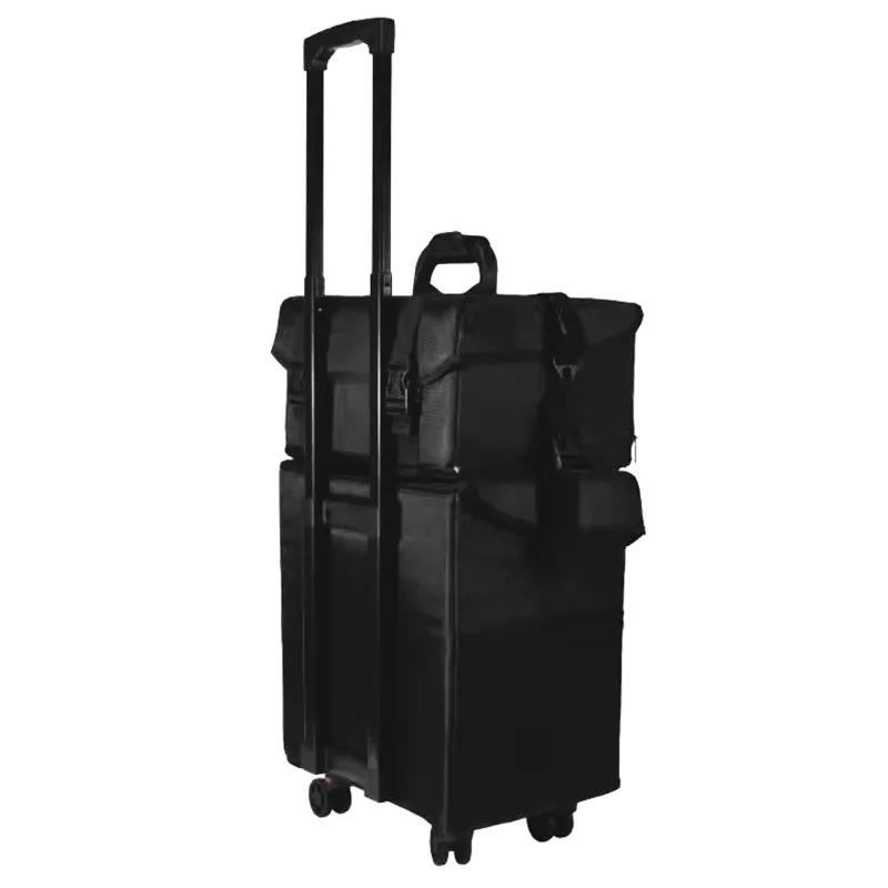 Professional Makeup Vanity Case Cosmetic Storage Trolley with Rolling Wheels Hairdressing  for Salon Equipment Organization