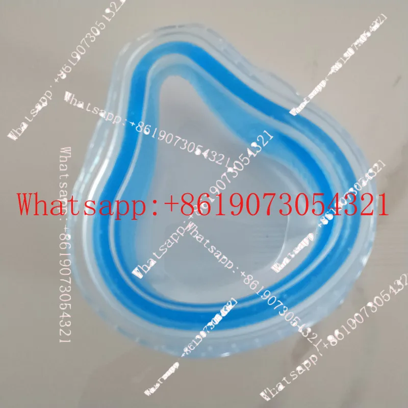 

Mouth and Nose Mask Silicone Pad Blue Gel Blue Silicone Mouth and Nose Full Mask Leather Washer Breathing Spare Parts sm