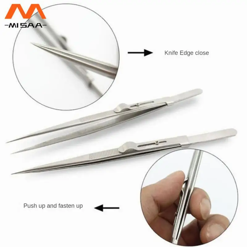 Phone Repair Tools High Quality Anti Slip Anti-magnetic Anti-acid Stainless Steel Clamping Tool Clamp Holder Straight Retainer