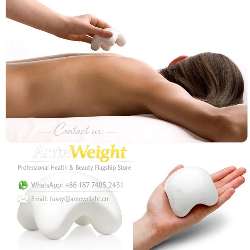 

Ceramic Gua Sha Massage Tool, Full Body Meridian Scraper & Cupping Device | Home Relaxation & Tension Relief