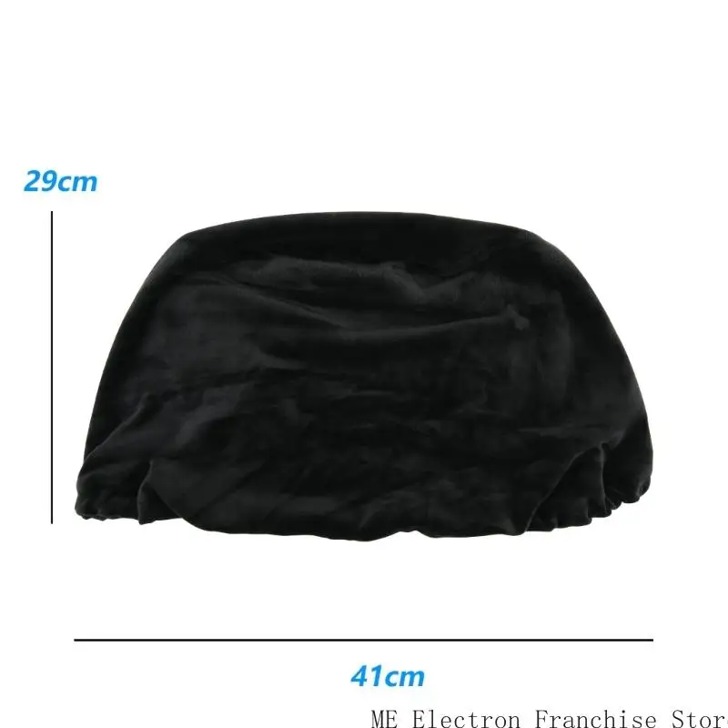 ฝาครอบฝุ่น T5EA สำหรับ G29 Racing พวงมาลัยแบบพวงมาลัยที่ล้างฝุ่นได้ฝาครอบป้องกันฝุ่นละออง 29x41cm อุปกรณ์เกมสีดำ