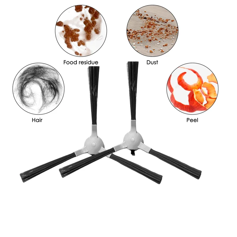 B58B-12 قطعة فرش جانبية أساسية لـ ROPVACNIC S1 / A1، Tipdiy G90، Betboyles V75S، VIPSUN Z1 طقم صيانة المكنسة الكهربائية