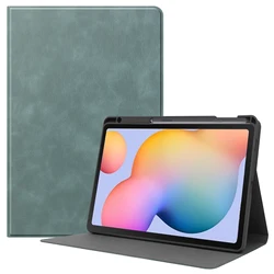 Case For Samsung Galaxy Tab S6 Lite 2022 P613/P619/P610/P615 Cover Stand Tablet Case Leather For Tab A7 Lite T220/T225
