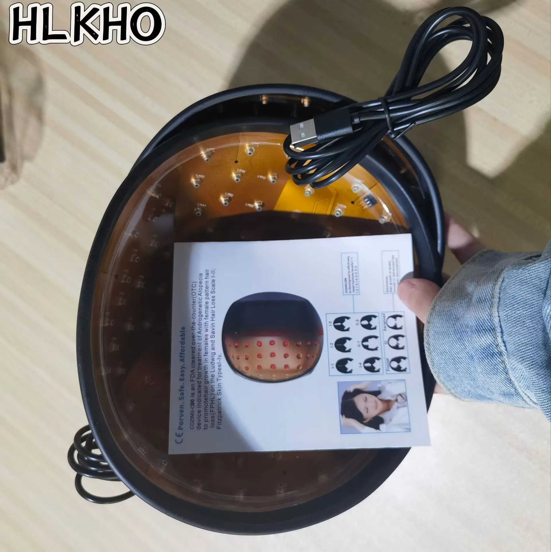 

Smart Laser Hair Growth Cap with 96 Lasers & Timer Function for Hair Loss Prevention and Care