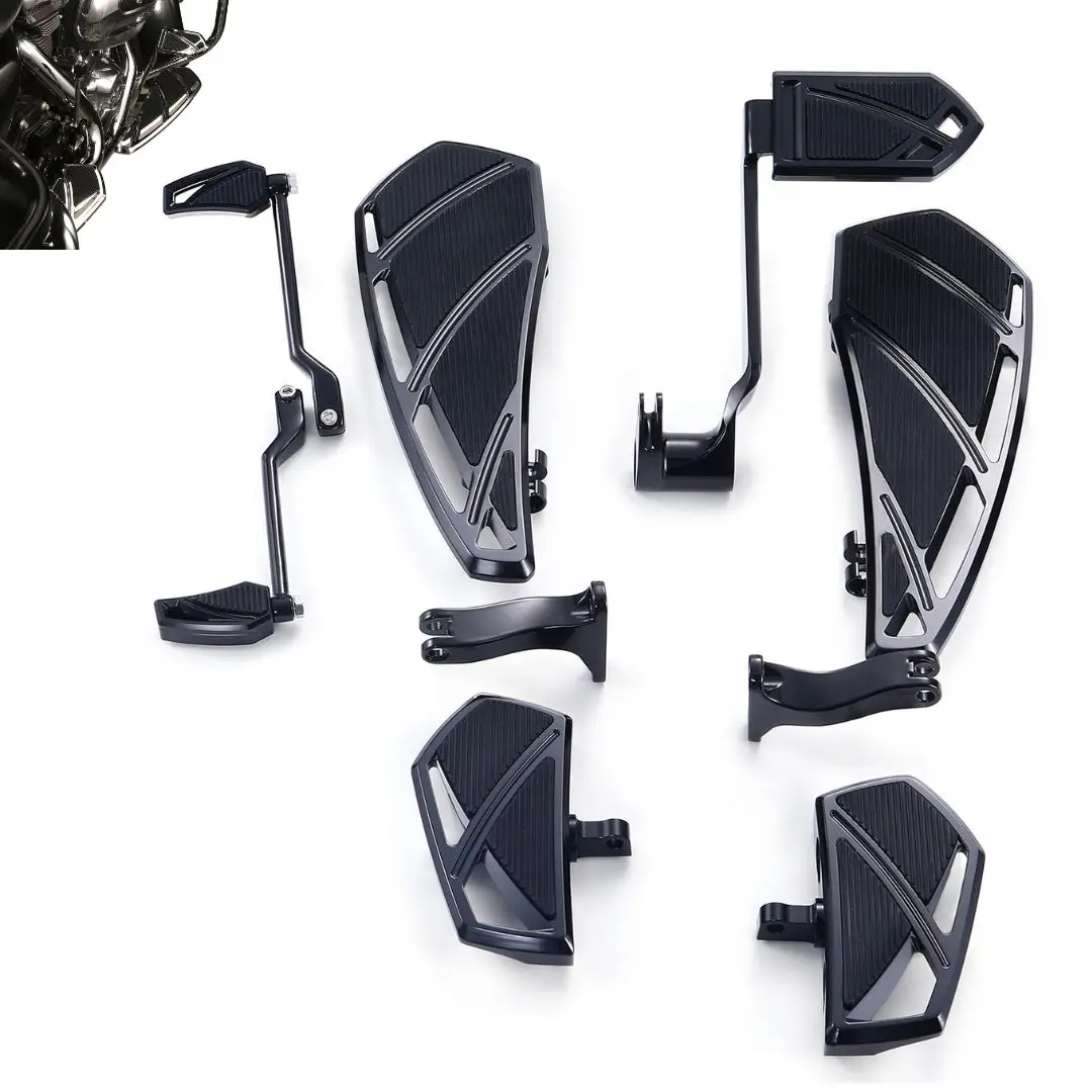 

STLF Phantom Driver Floorboards Passenger Shifte Lever Kits for Touring Street Electra Glide 2008-2013