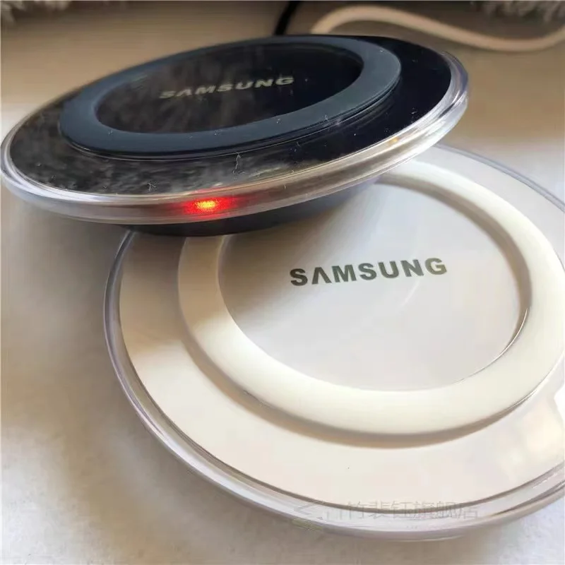 Original Samsung 5V 2A Wireless Charger Adapter QI Fast Charge Pad For Galaxy Note 20 10 Ultra S10 S9 S8 Plus Iphone 11 8 X Pro - náhled 2