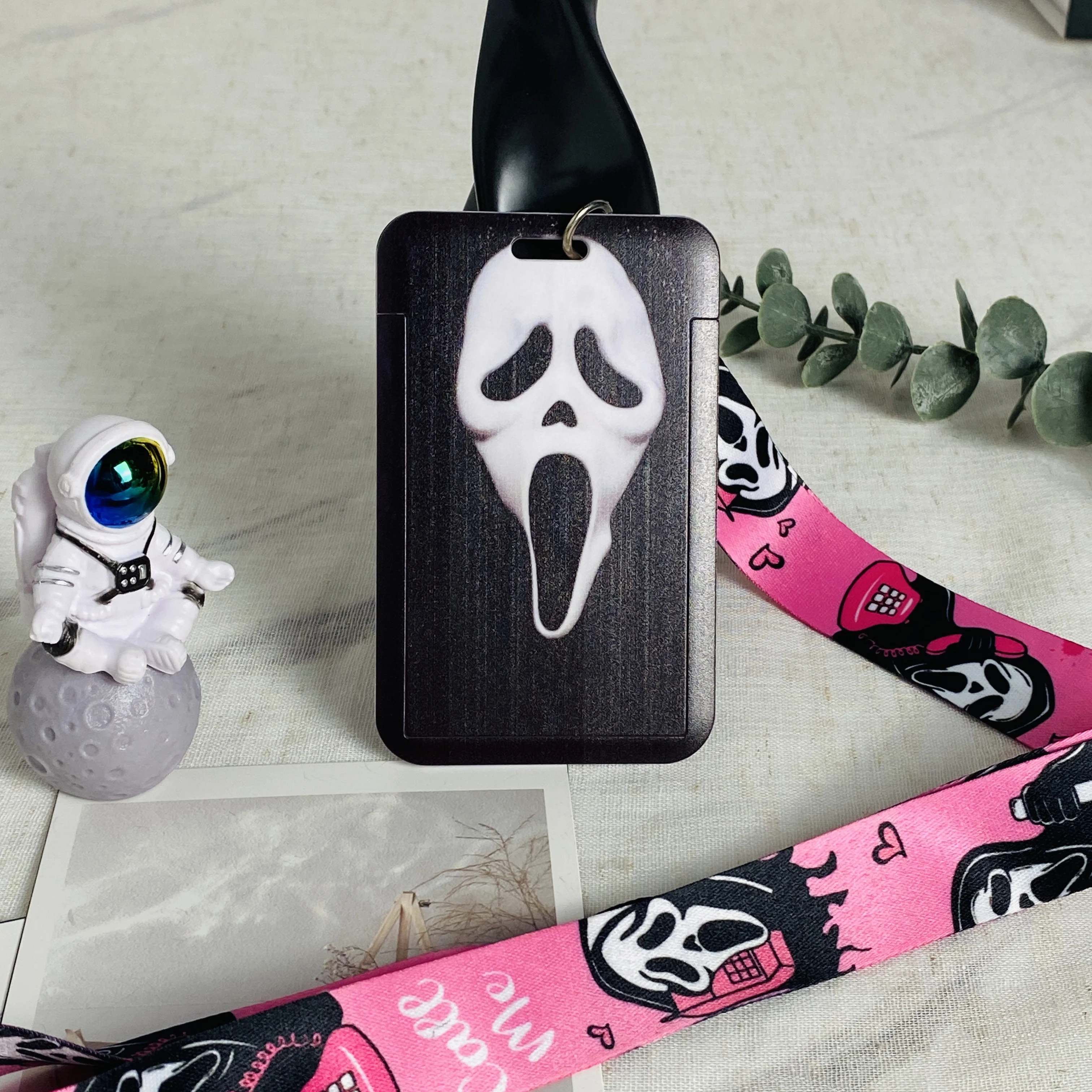 Wholesale Horror Movie Lanyards Keys Neck Strap Card Badge Gym Key Chain Lanyard Key Holder DIY Hang Rope Keyrings