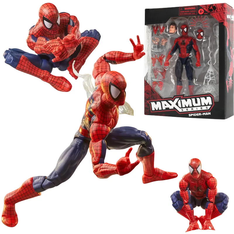 

1/12 Человек-паук Питер Паркер Коллекция Фигурка Совместная мобильность Фильм Персонаж Аниме Кукла Модель Игрушки Рождественские подарки для мальчиков
