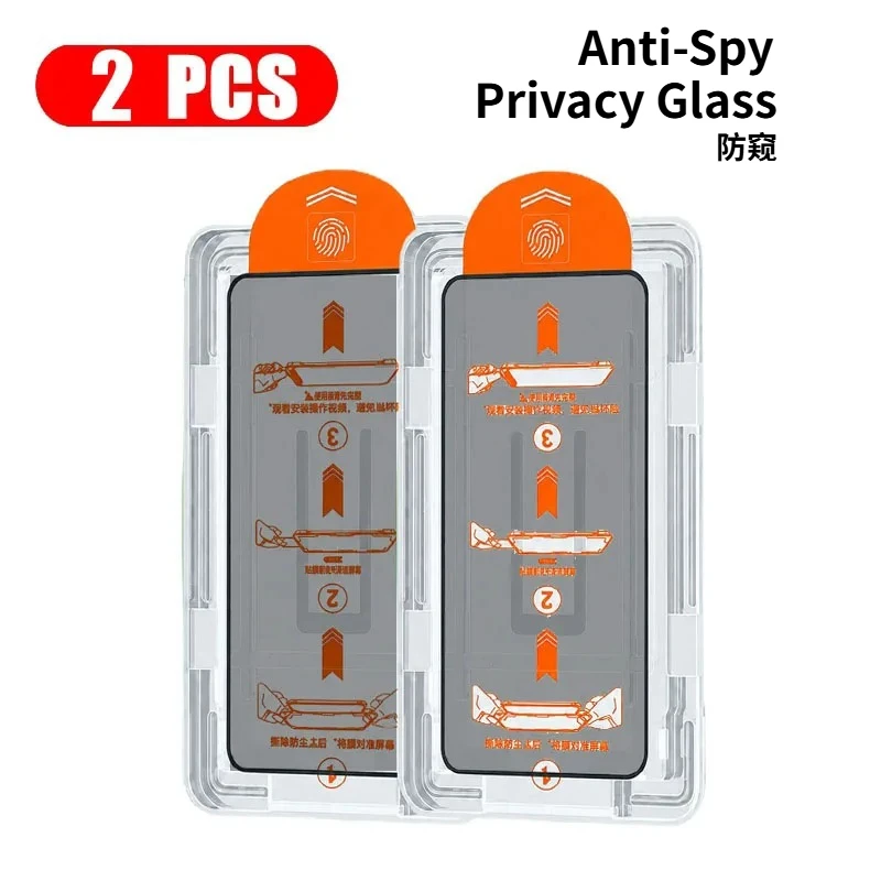 1-2 Stück staubfreie Installation Anti-Spy Privacy Panzerglas für Google Pixel 11 Pro XL / 11 Pro / 10 9 Pro XL 9H+ Displayschutzfolie